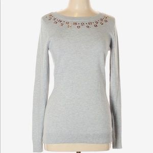 🛍Maison Jules embellished crew neck Sweater sizeM BUNDLED ONLY